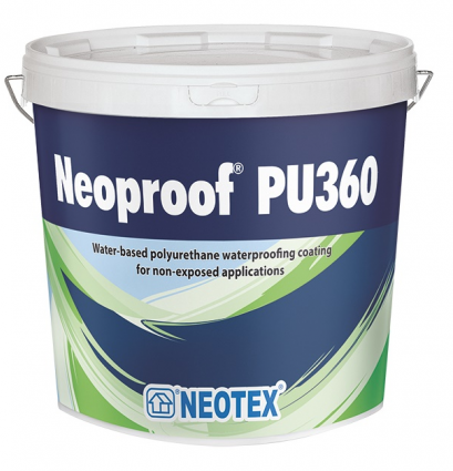 საღებავი საიზოლაციო NEOPROOF PU360 1KG — თხევადი ჰიდროიზოლაცია